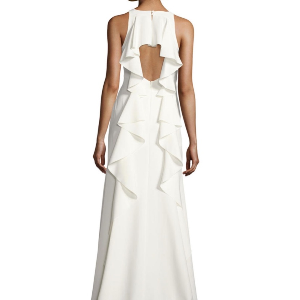 Nicole Miller New York - Ruffled Back Gown